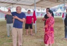 Wabup Sanggau Tinjau Persiapan Pameran Sabang Merah