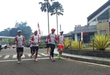 Konjen RI-Kuching: Lari Lintas Batas Perkuat Persahabatan Indonesia-Malaysia
