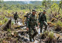 Karhutla Sanggau, TNI Hadapi Hotspot di Medan Sulit