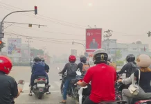 Kabut Asap di Sanggau Sebabkan Udara Berbahaya dan Jarak Pandang Terbatas