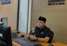 Jadi Pembaca Berita RRI, Ketua DPRD Sanggau: Pengalaman Berbeda