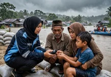 Ditengah Bencana, RRI Sanggau Lawan Penyebaran Hoaks