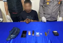 Polisi Tayan Hilir Amankan Seorang Pria, Sabu 8,76 Gram Disita