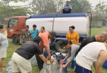 Kemarau Panjang, RRI-Pewarsa Salurkan Bantuan Air Bersih
