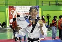 Fasilitas Terbatas Tak Surutkan Semangat Atlet Taekwondo Sanggau