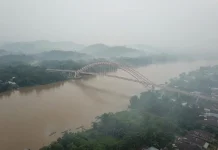 Kualitas Udara Sanggau Berbahaya akibat Kabut Asap Kiriman