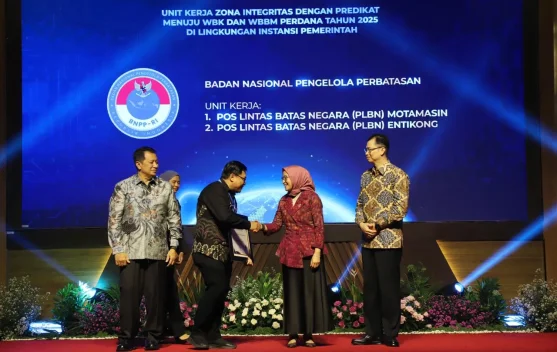 PLBN Entikong Raih Penghargaan WBK-WBBM