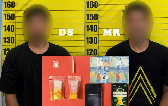 Polisi Ringkus Dua Pengedar Sabu di Balai Karangan