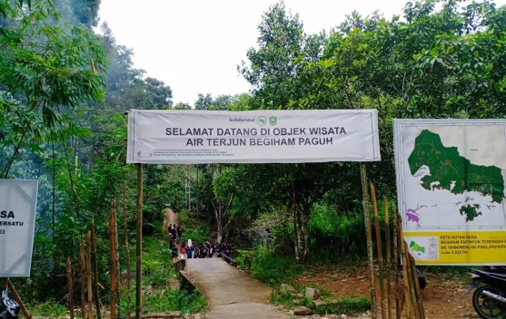 Akhir Pekan, Warga Ramaikan Objek Wisata Riam Begiham