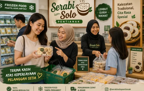 Serabi Pontianak Curi Perhatian lewat Rasa dan Keunikan