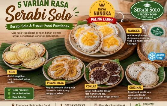Serabi Solo Pontianak Banyak Dicari Rasa Nangka Jadi Primadona
