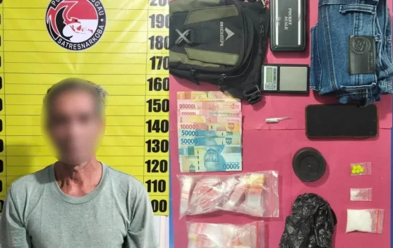 Polisi Ringkus Pengedar 21 Gram Sabu di Sanggau