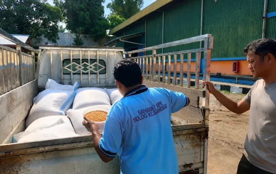 Polsek Noyan Pasok 800 Kilogram Jagung ke Bulog Sanggau