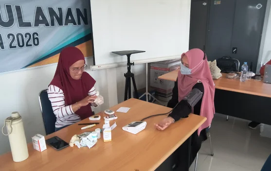 CKG Bantu Angkasawati RRI Sanggau Peduli Kesehatan