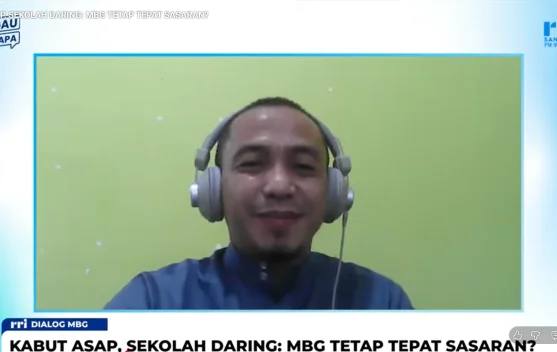 Siswa Belajar dari Rumah imbas Kabut Asap, Penyaluran MBG Terkendala