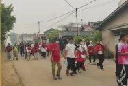 Pokdarwis Sanggau Gelar Jalan Santai Ditengah Kabut Asap, Rute Diperpendek