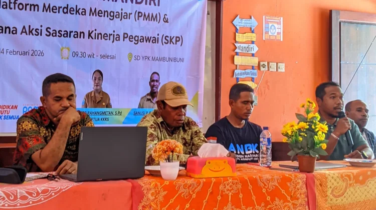 KKG Mbayom Jaya Latih Guru Isi PMM-SKP Mandiri