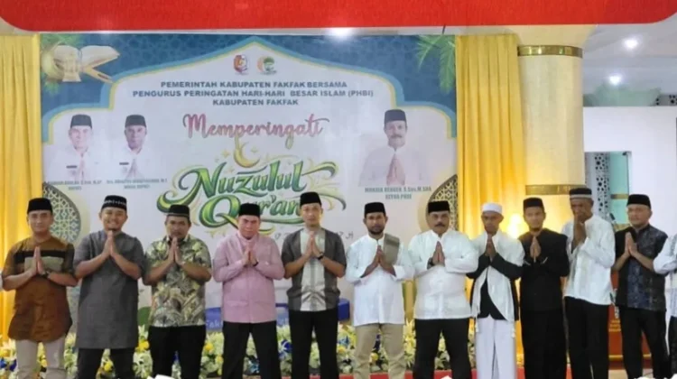 Dandim Fakfak Hadiri Peringatan Nuzulul Qur'an Bersama Masyarakat