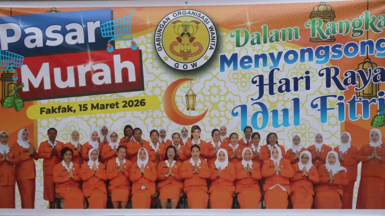 GOW Fakfak Gelar Pasar Murah jelang Idulfitri