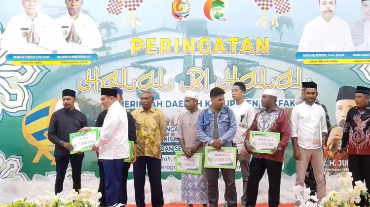 Pengumuman Juara Kendaraan Hias Meriahkan Halal Bihalal