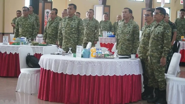 Danrem 182 JO Hadiri Apel Dansat TNI AD
