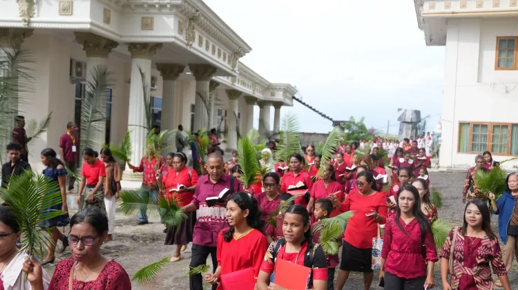 Perayaan Minggu Palma di Fakfak Awali Rangkaian Pekan Suci