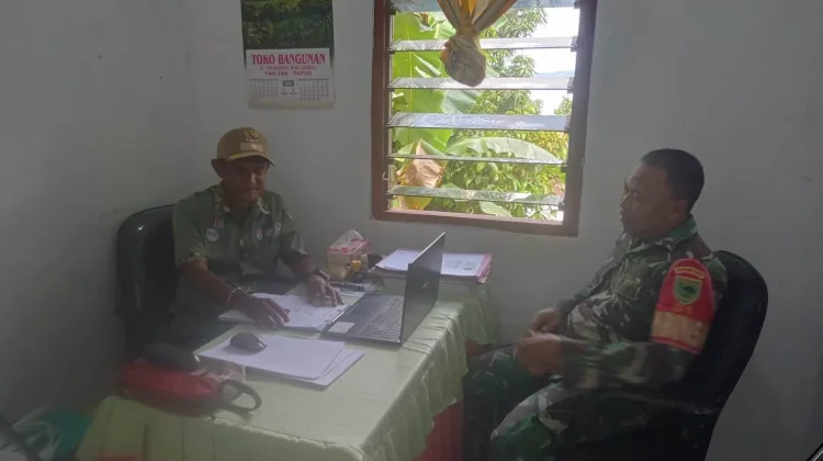 Babinsa Fakfak Dorong Kesiapan Pembangunan Koperasi Kampung Torea