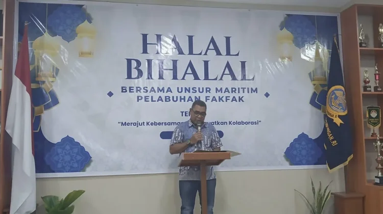 Halal Bihalal Unsur Maritim Fakfak Perkuat Silaturahmi dan Sinergi