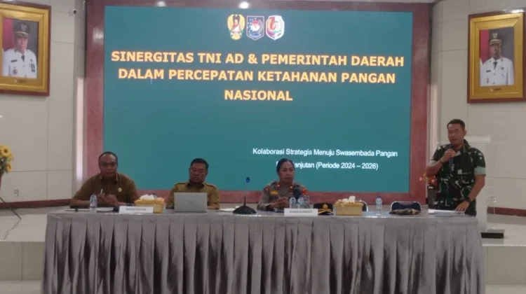 Dandim 1803/Fakfak Tekankan Kolaborasi Wujudkan Swasembada Pangan Daerah