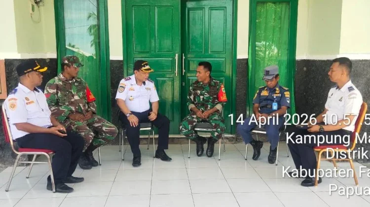 Babinsa Karas Perkuat Sinergi Bersama KSOP Fakfak