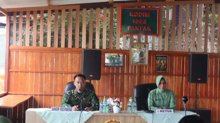 Dandim Fakfak Tekankan Disiplin, Soliditas, dan Dukung Program Pemerintah