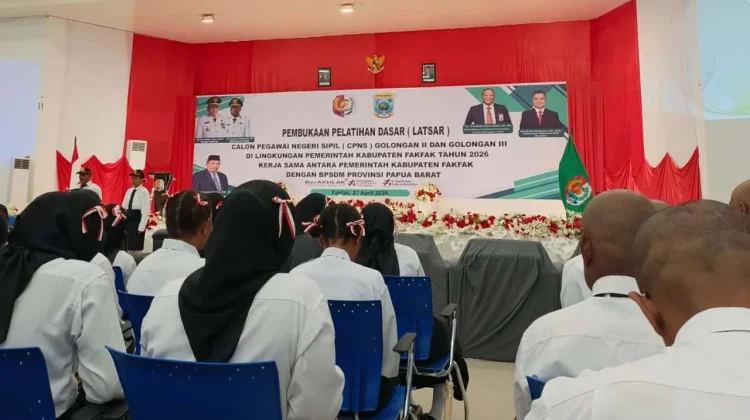 Sebanyak 170 CPNS Fakfak Ikuti Pembukaan Latsar Tahun 2026