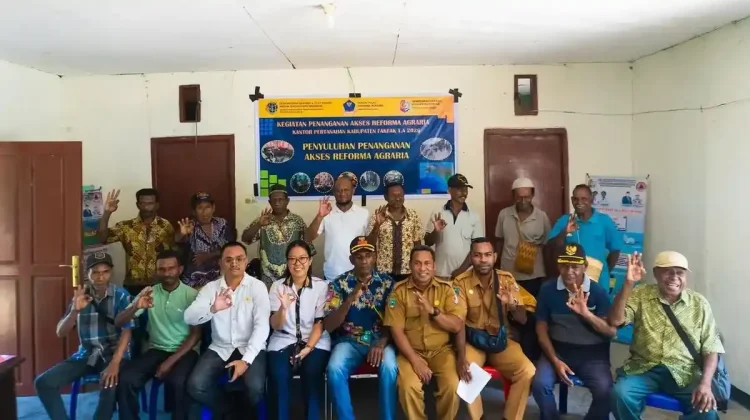 Penyuluhan Reforma Agraria Buka Akses Usaha Masyarakat Fakfak