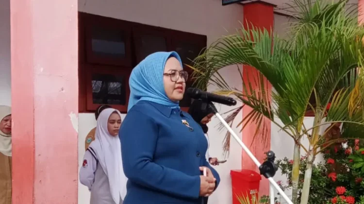 Jadi Pembina Upacara, Ini Pesan Nurwidayati Samaun Dahlan