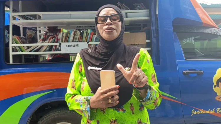 Perpustakaan Keliling Tingkatkan Minat Baca Siswa MTSN Fakfak