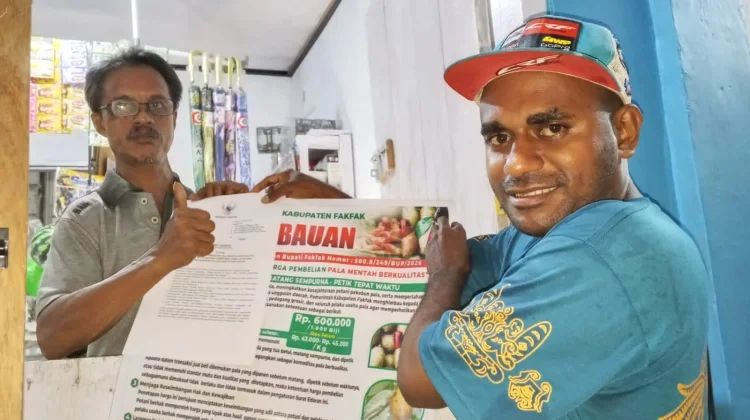 Pemerintah Kampung Aktif Sosialisasi Harga Pala Berkualitas
