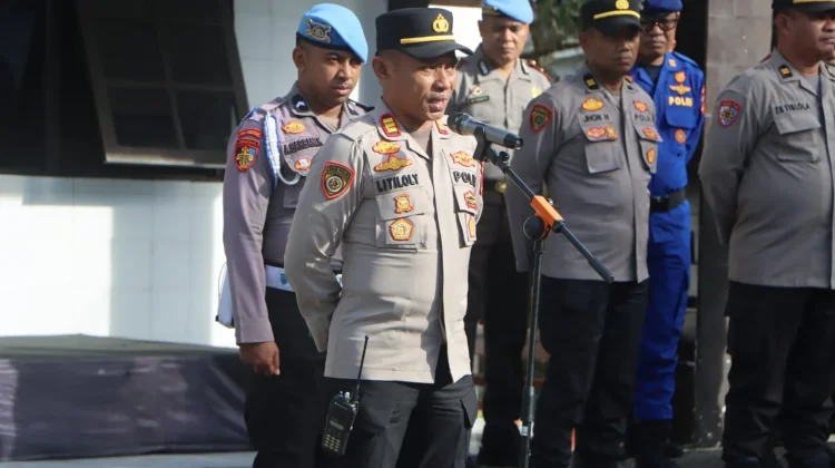 Polres Fakfak Gelar TFG Pengamanan Aksi Damai Penolakan PT. Pabar Wana Perkasa