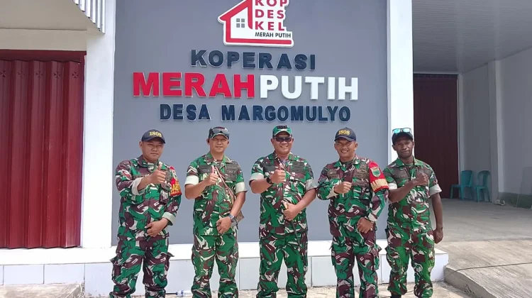 Danrem Jazirah Onim Tinjau Pembangunan KDKMP Manokwari Selatan