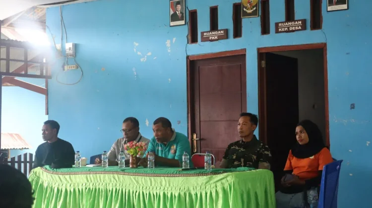 Dandim Fakfak Hadiri Sosialisasi Pembangunan Jaringan Listrik Desa