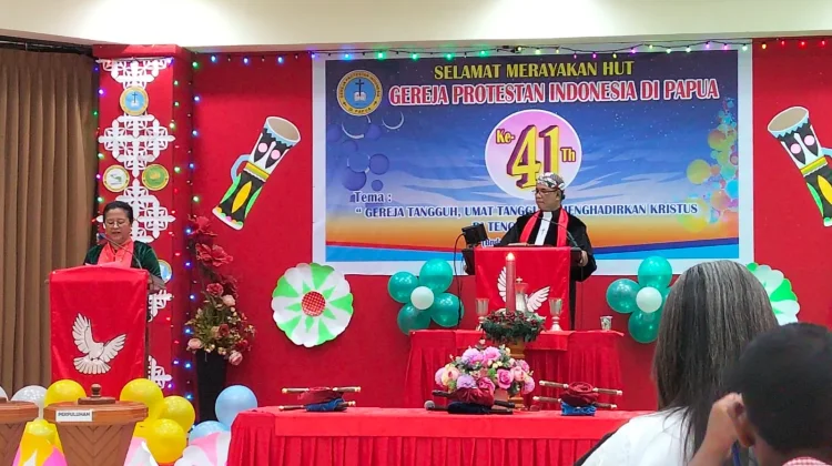 HUT Ke-41 GPI Papua, Gereja Diharapkan Jadi Sumber Pengharapan