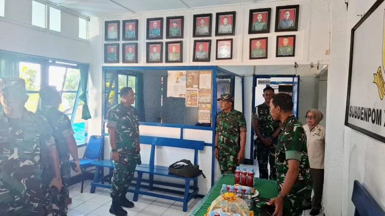 Pangdam XVIII/Kasuari Puji Kedisiplinan dan Kinerja Personel Subdenpom Fakfak