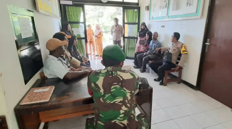 Babinsa dan Bhabinkamtibmas Mediasi Kesalahpahaman Warga Danaweria, Situasi Kem