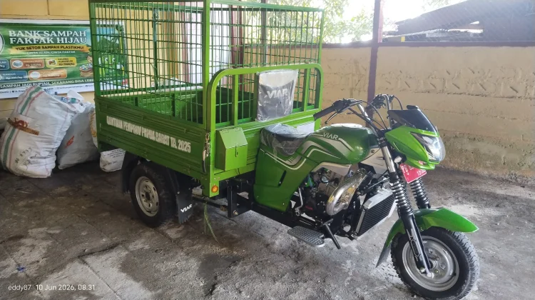 Bank Sampah Fakfak Hijau Apresiasi Bantuan Kendaraan Operasional