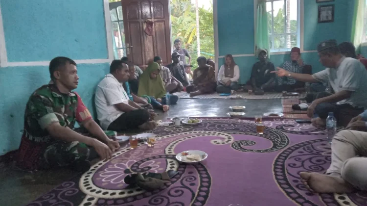 Babinsa Danaweria Perkuat Sinergi Dukung Program Strategis Pemerintah