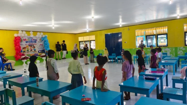 Permainan Berhadiah Meriahkan Lomba Mewarnai HUT Embaran Media