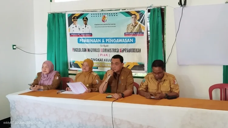 Disdukcapil Fakfak Perkuat Pengelolaan Data Kependudukan Berkualitas dan Akura