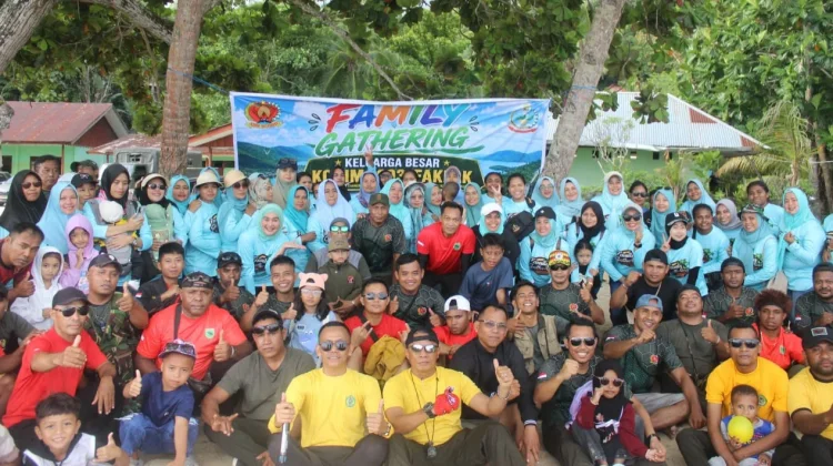 Family Gathering Jadi Ajang Pererat Kebersamaan Keluarga Besar Kodim 1803/Fakfak