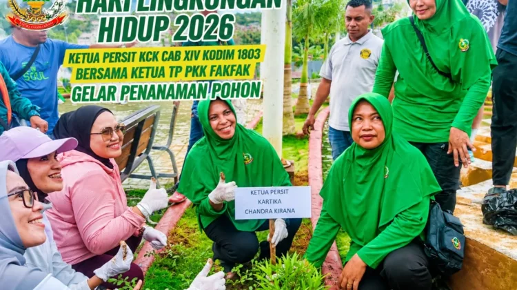Hari Lingkungan Hidup, Persit Kodim/1803 Ajak Masyarakat Peduli Kelestarian Alam