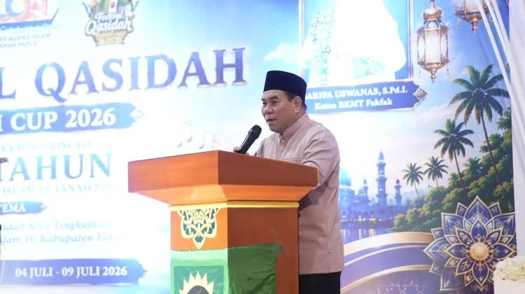 Bupati Fakfak Resmi Buka Festival Qasidah Bupati Cup