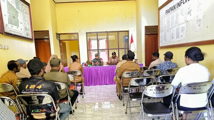 Distrik Kayauni Gelar Rapat Pembentukan Panitia HUT Kemerdekaan RI